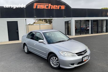 Silver 2004 Honda Civic Sedan Gli