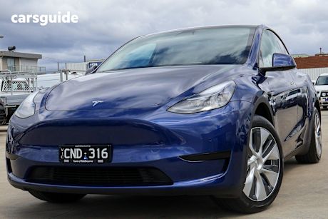 Blue 2023 Tesla Model Y Wagon Rear-Wheel Drive