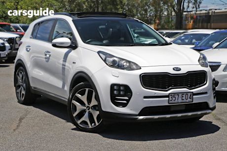 White 2017 Kia Sportage Wagon Gt-Line (Awd)