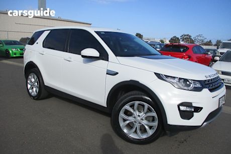 White 2017 Land Rover Discovery Sport Wagon Td4 180 Hse 5 Seat