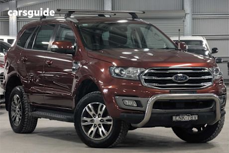 Red 2018 Ford Everest Wagon Trend (4Wd 7 Seat)