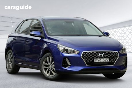 Blue 2019 Hyundai I30 Hatchback Active