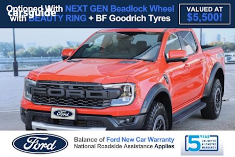 Orange 2022 Ford Ranger Double Cab Pick Up Raptor 3.0 (4X4)