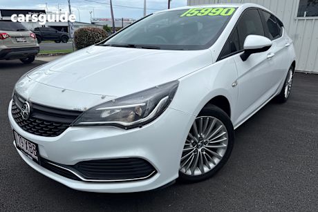 White 2017 Holden Astra Hatchback R