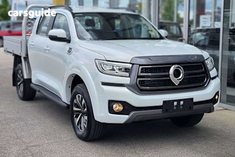 White 2025 GWM Cannon Dual Cab Utility Lux (4X4)