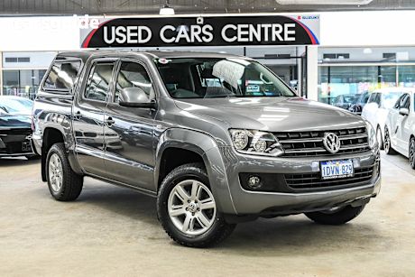 Grey 2011 Volkswagen Amarok Dual Cab Utility Tdi400 Trendline (4X4)