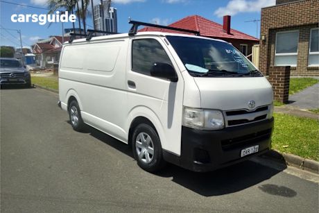 White 2010 Toyota HiAce Commercial TRH201R MY10