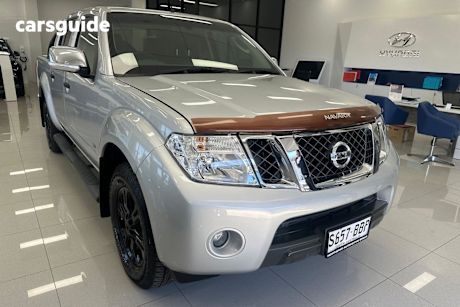 Silver 2014 Nissan Navara Dual Cab Utility St-X 550 (4X4)