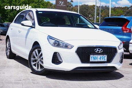 White 2019 Hyundai I30 Hatchback Active
