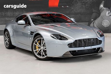 Silver 2016 Aston Martin V8 Coupe Vantage Gt