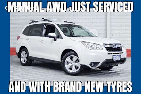 White 2015 Subaru Forester Wagon 2.0I-L