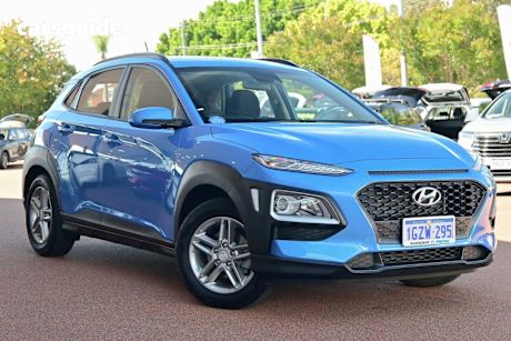 Blue 2020 Hyundai Kona Wagon Active (Fwd)