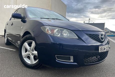 Blue 2008 Mazda 3 Sedan Neo