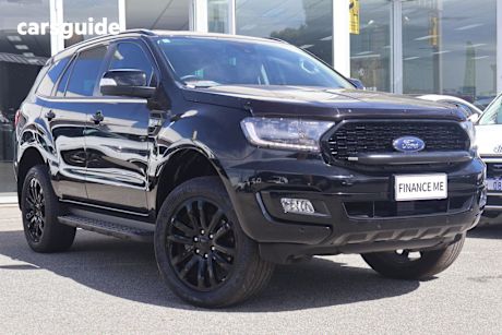 Black 2022 Ford Everest Wagon Sport (4Wd)