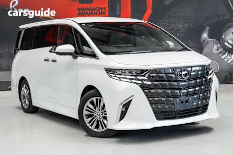 White 2025 Toyota Alphard SUV HYBRID Z