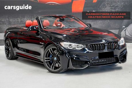 Black 2016 BMW M4 Convertible