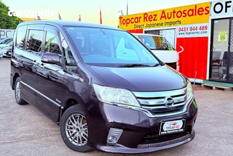 Purple 2012 Nissan Serena Wagon