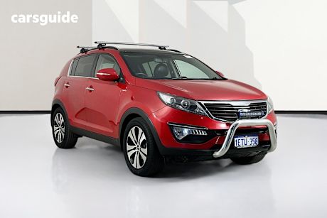 Red 2012 Kia Sportage Wagon Platinum (Awd)
