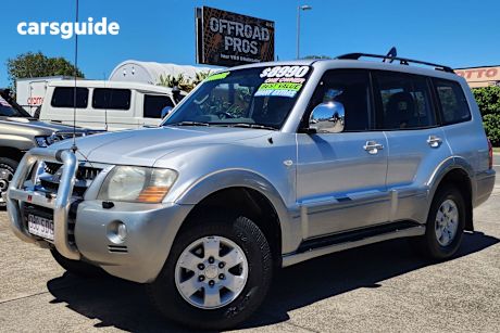 Silver 2003 Mitsubishi Pajero Wagon Exceed Lwb (4X4)
