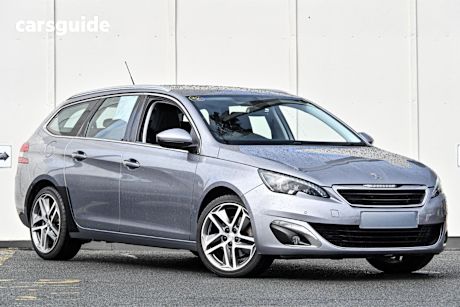 Grey 2015 Peugeot 308 Wagon Touring Allure Blue Hdi