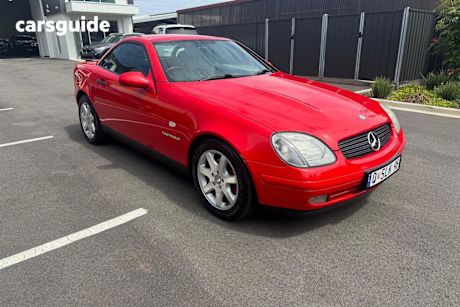 Red 1998 Mercedes-Benz SLK230 Convertible Kompressor