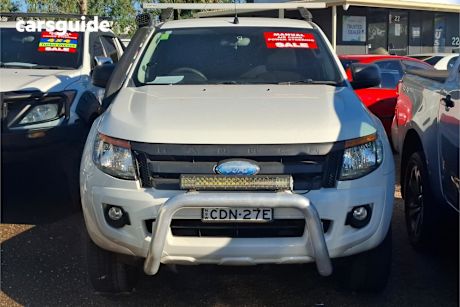 White 2011 Ford Ranger Crew Cab Pickup Xl 2.2 Hi-Rider (4X2)