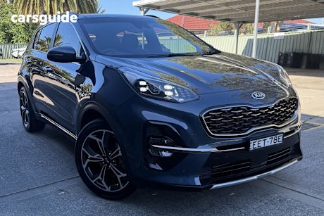 Blue 2019 Kia Sportage Wagon Gt-Line (Awd)
