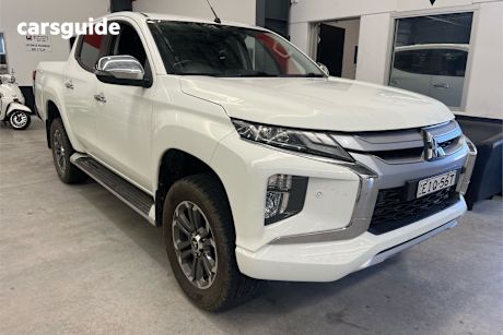 White 2020 Mitsubishi Triton Double Cab Pick Up Gls (4X4)
