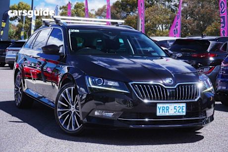 Black 2018 Skoda Superb Wagon 162 Tsi