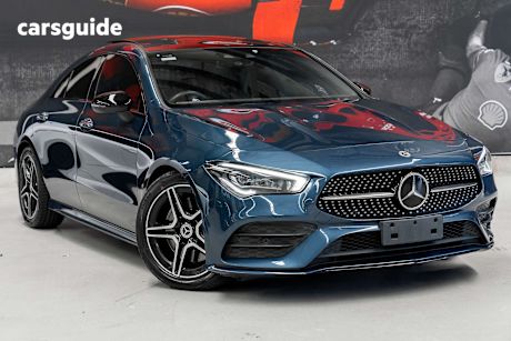 Blue 2023 Mercedes-Benz CLA250 Coupe 4Matic