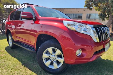 Orange 2015 Toyota Landcruiser Prado Wagon Gxl (4X4)