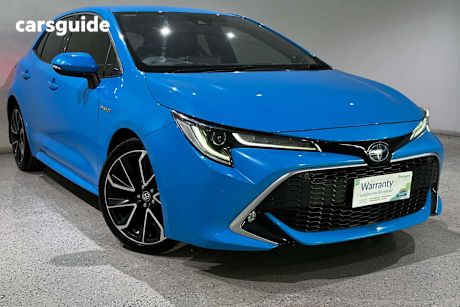 Blue 2019 Toyota Corolla Hatchback Zr (Hybrid)