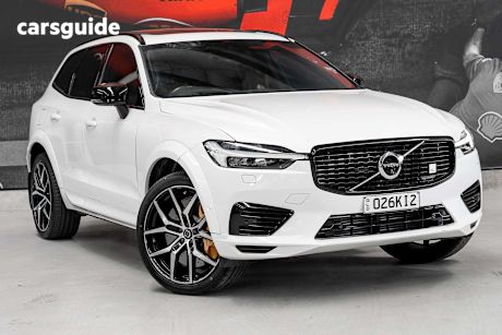 White 2021 Volvo XC60 Wagon T8 Phev Polestar (Awd)