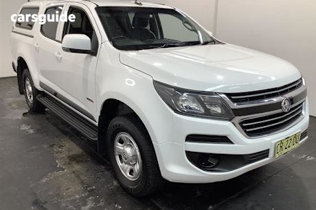 White 2018 Holden Colorado Crew Cab Pickup Ls (4X2)