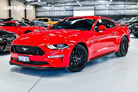 Red 2017 Ford Mustang Coupe Fastback Gt 5.0 V8