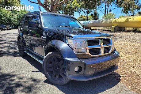 Black 2008 Dodge Nitro Wagon Sxt