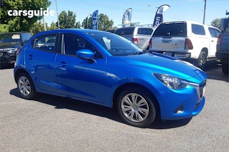 Blue 2014 Mazda 2 Hatchback Neo
