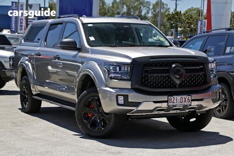 Silver 2025 GWM Cannon Alpha Dual Cab Utility Ultra Phev (4X4)