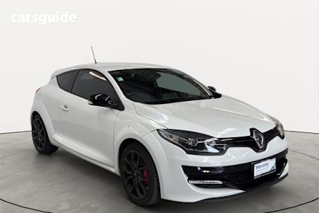White 2014 Renault Megane Coupe Rs 265 Cup