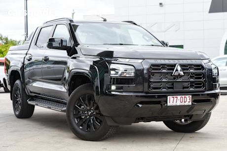 Black 2025 Mitsubishi Triton Double Cab Pick Up Gsr (4X4)