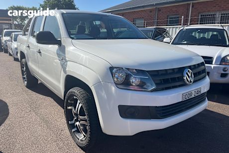 White 2011 Volkswagen Amarok Dual Cab Utility Tdi340 (4X2)
