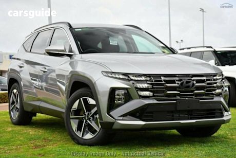 Blue 2025 Hyundai Tucson Wagon Elite Hybrid (Awd)