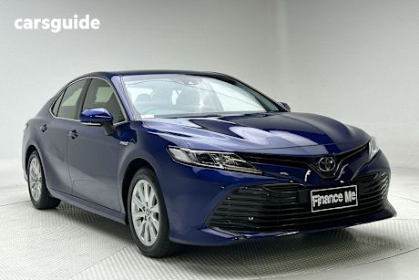 Blue 2019 Toyota Camry Sedan Ascent