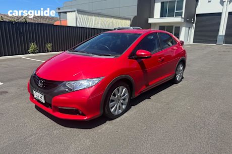 Red 2012 Honda Civic Hatchback Vti-L