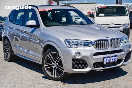 Silver 2016 BMW X3 Wagon Xdrive 30D