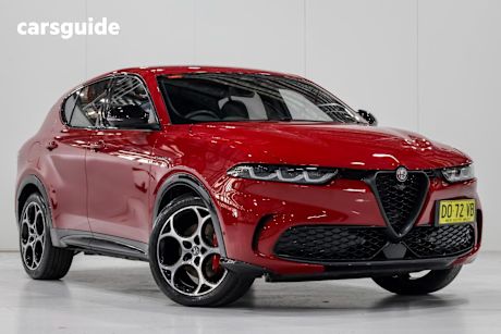 Red 2023 Alfa Romeo Tonale Wagon Veloce Mhev