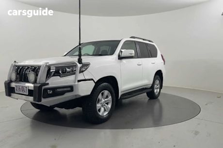 White 2018 Toyota Landcruiser Prado Wagon Gxl (4X4)