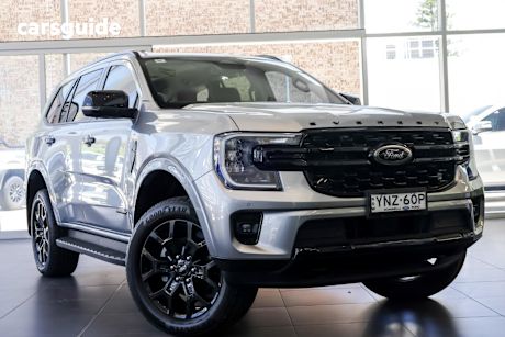 Silver 2023 Ford Everest Wagon Sport (Rwd)