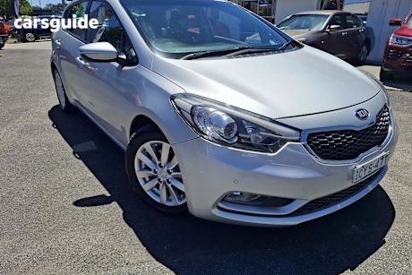 Silver 2015 Kia Cerato Hatchback S Premium