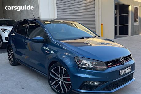 Blue 2015 Volkswagen Polo Hatchback Gti